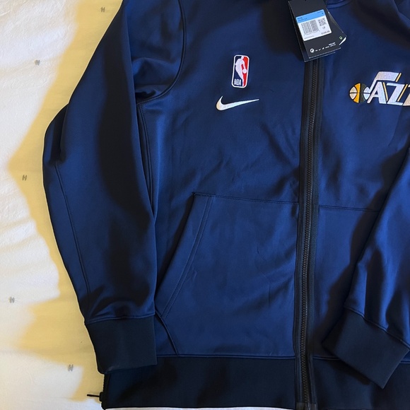 Nike NBA UTAH JAZZ zip up basketball jacket Men’s size MEDIUM - Picture 5 of 11